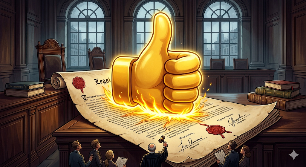 Could you accidentally sign a contract by texting an emoji?